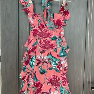 NWT For Love and Lemons flamenco dress xs